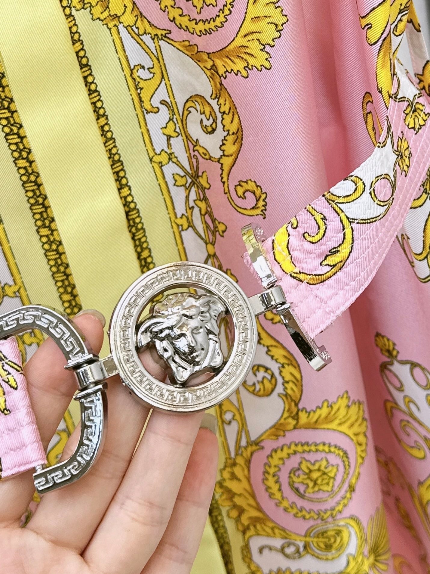 Vers NEW Printed silk dress