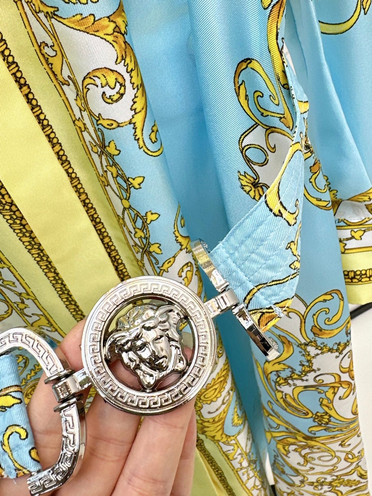 Vers NEW Printed silk dress