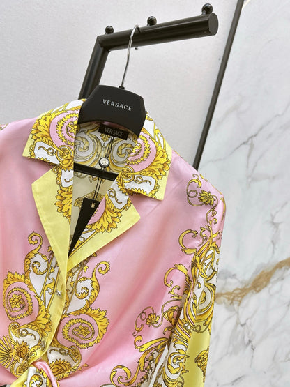 Vers NEW Printed silk shirt