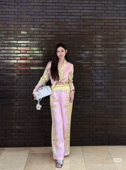 Vers NEW Printed silk shirt