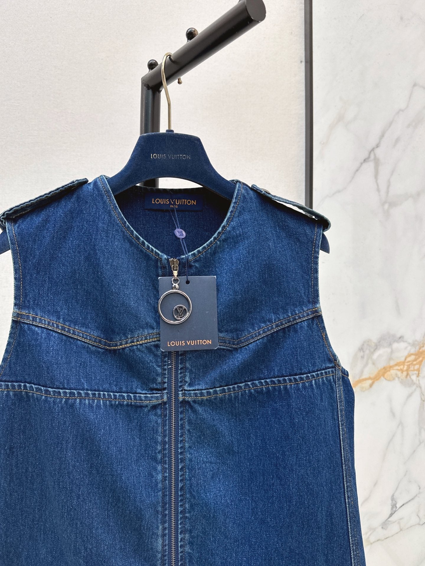 Louis NEW sleeveless denim dress