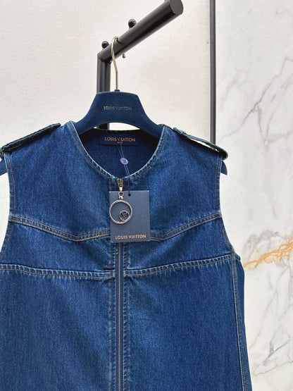 Louis NEW sleeveless denim dress