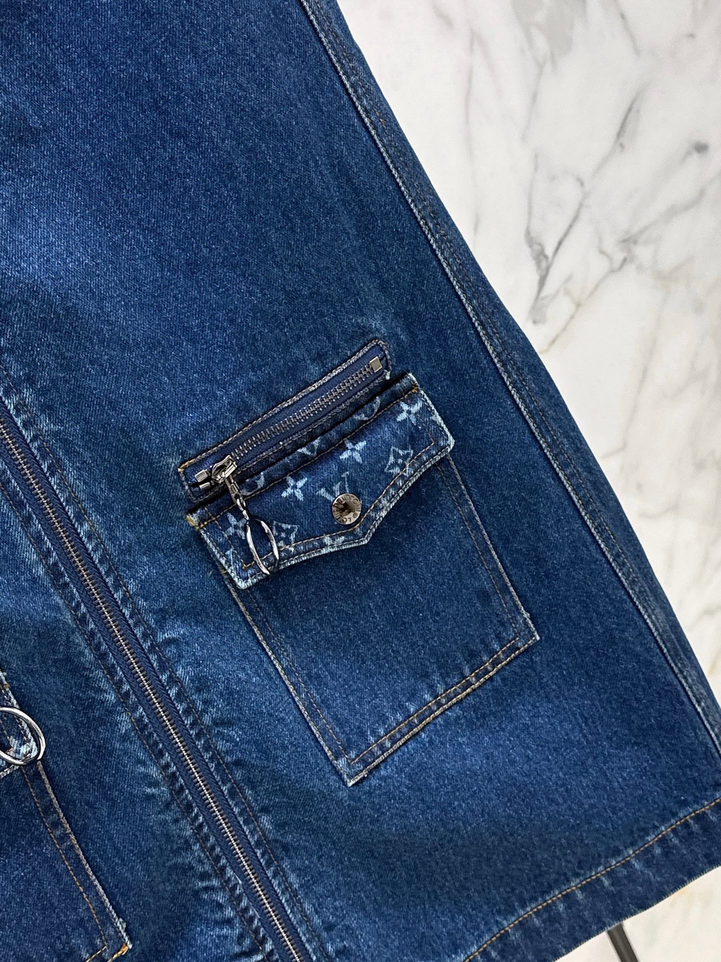 Louis NEW sleeveless denim dress