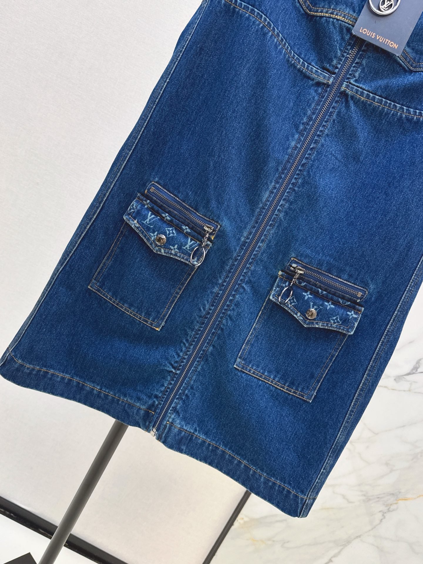 Louis NEW sleeveless denim dress