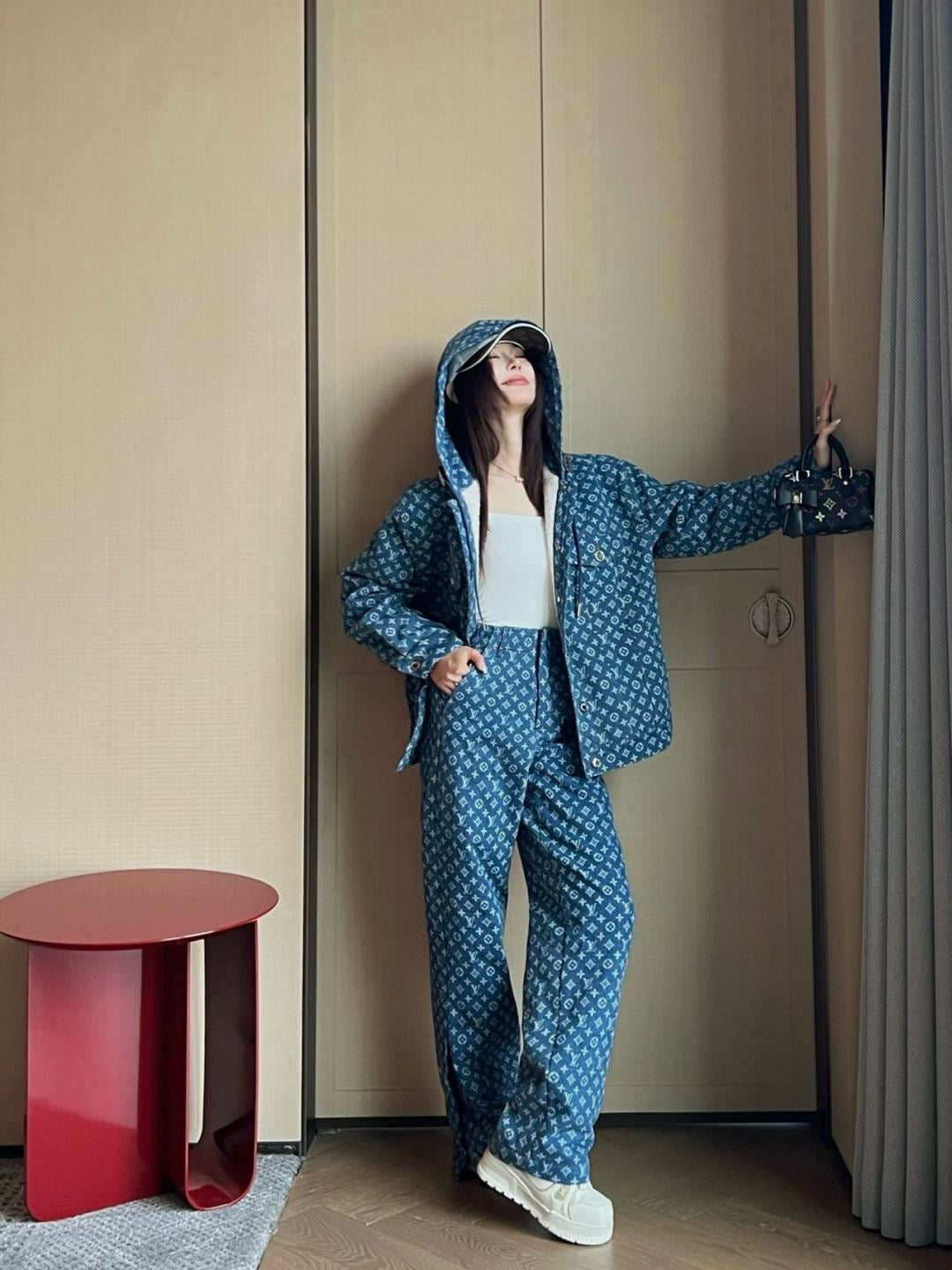 Louis NEW Hooded denim jacket