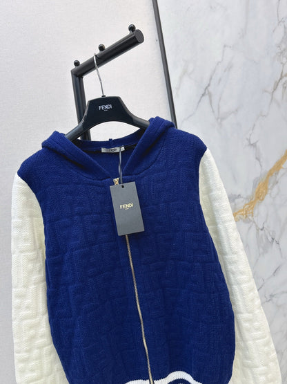Fend NEW wool cardigan sweater