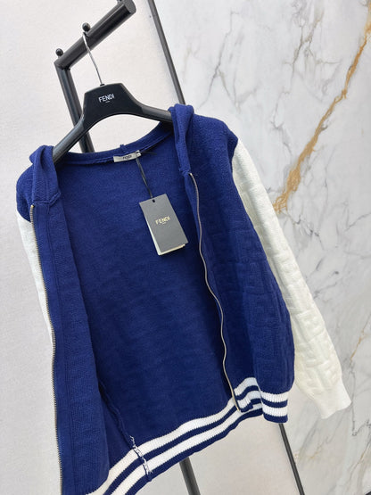 Fend NEW wool cardigan sweater