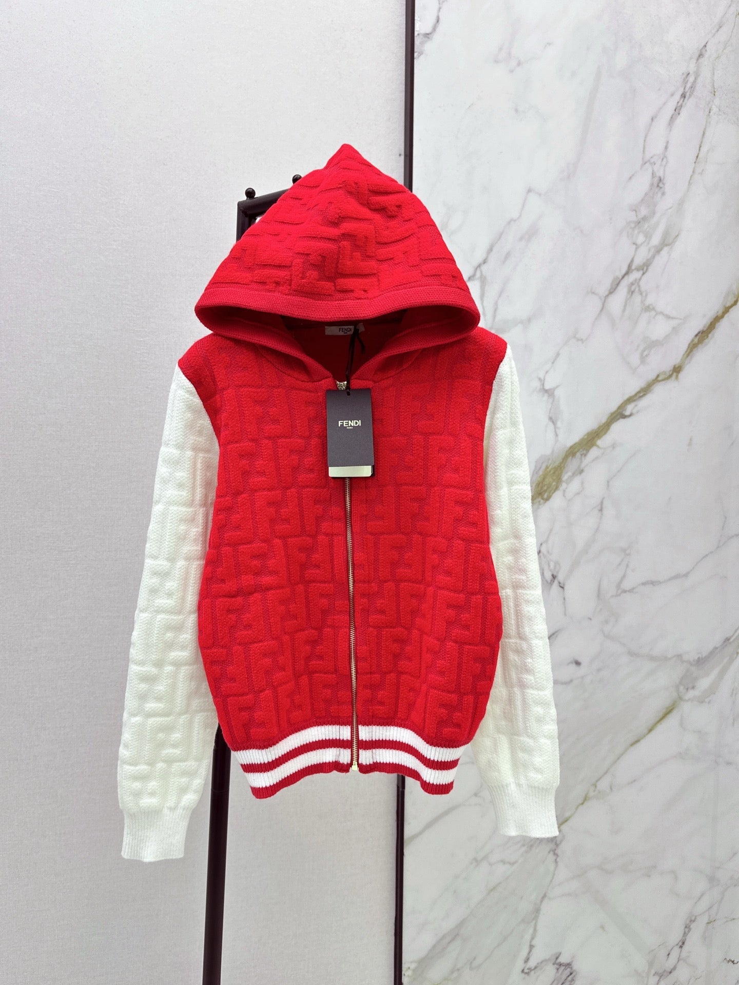 Fend NEW wool cardigan sweater