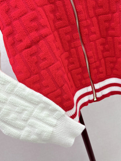 Fend NEW wool cardigan sweater