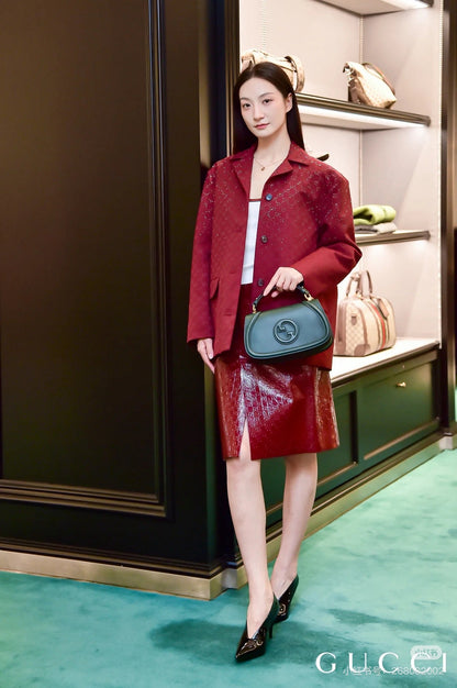 Guc NEW jacquard woven blazer