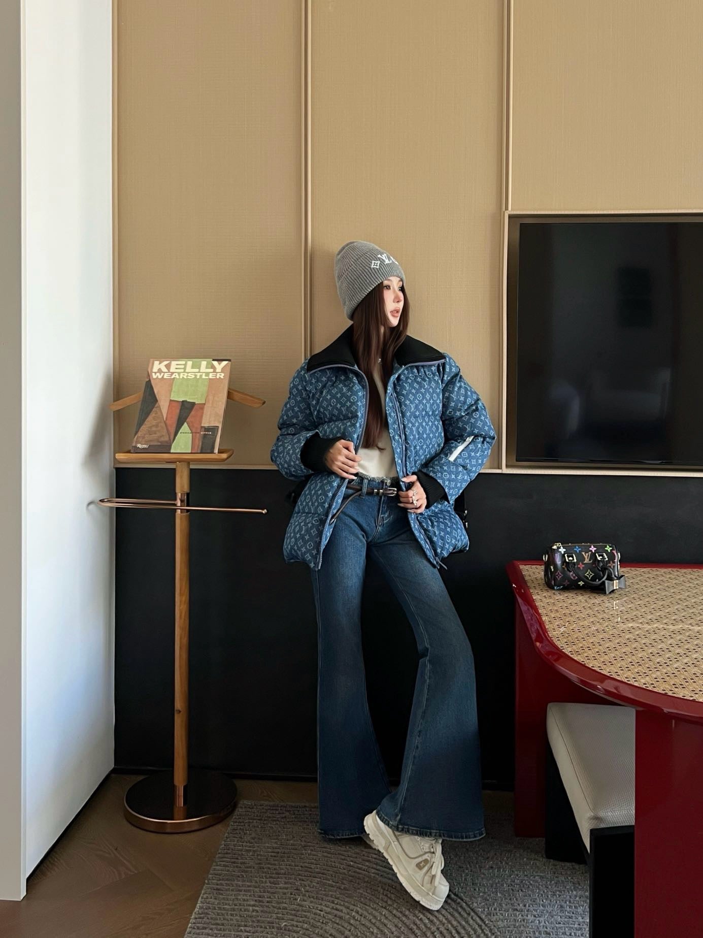 Louis NEW Denim down jacket