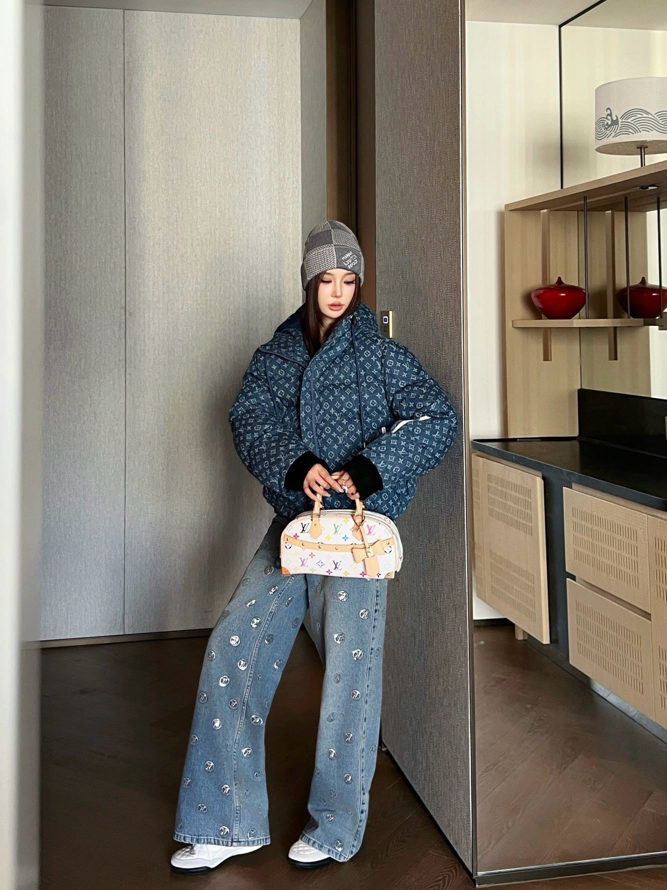 Louis NEW Denim down jacket