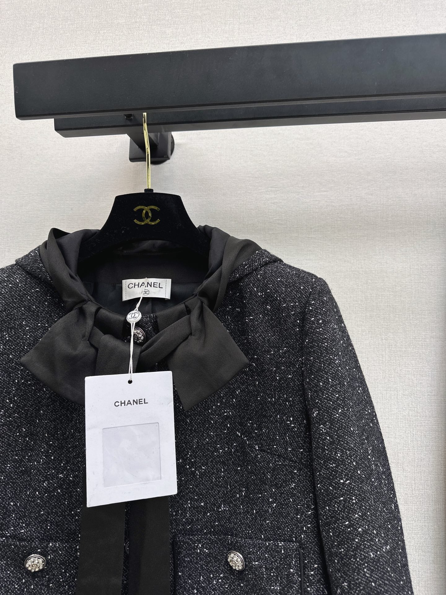 Chan NEW Houndstooth woven coat