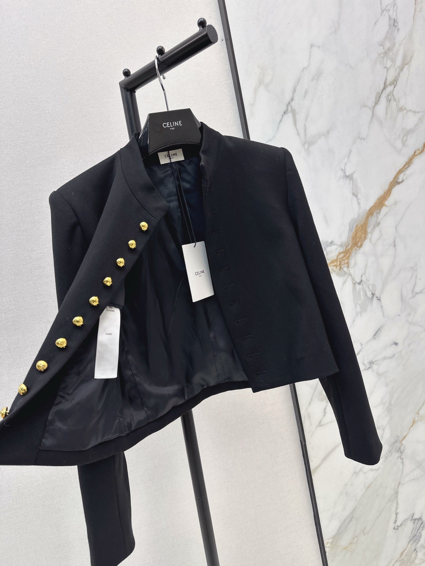 Ce1i NEW gold button jacket