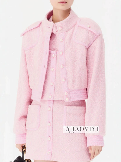 Chan NEW lace woven jacket