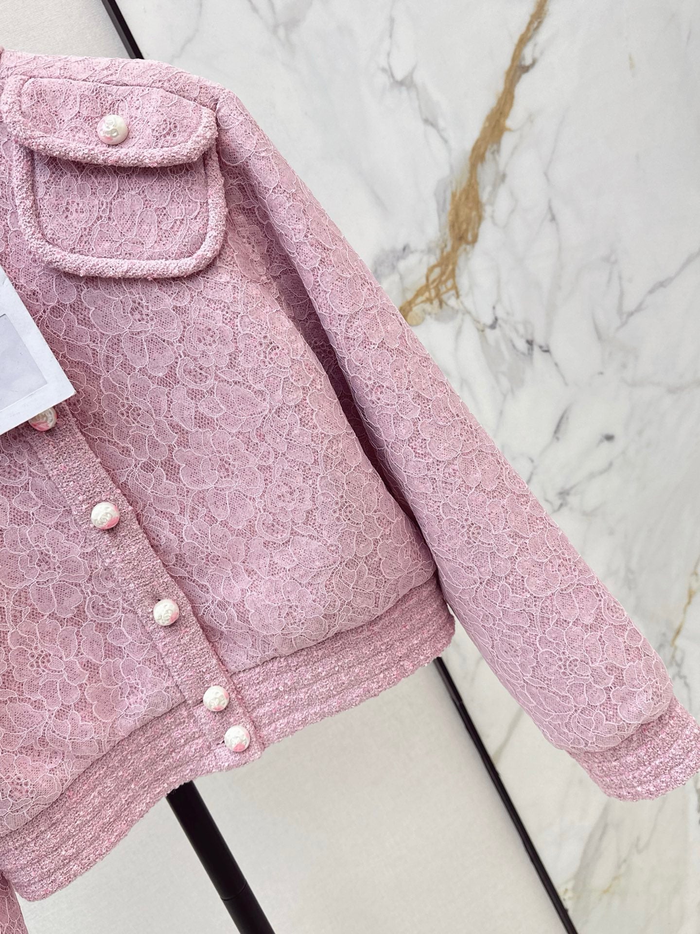 Chan NEW lace woven jacket