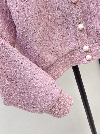 Chan NEW lace woven jacket