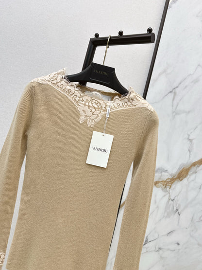 Va1en NEW Lace Knitwear