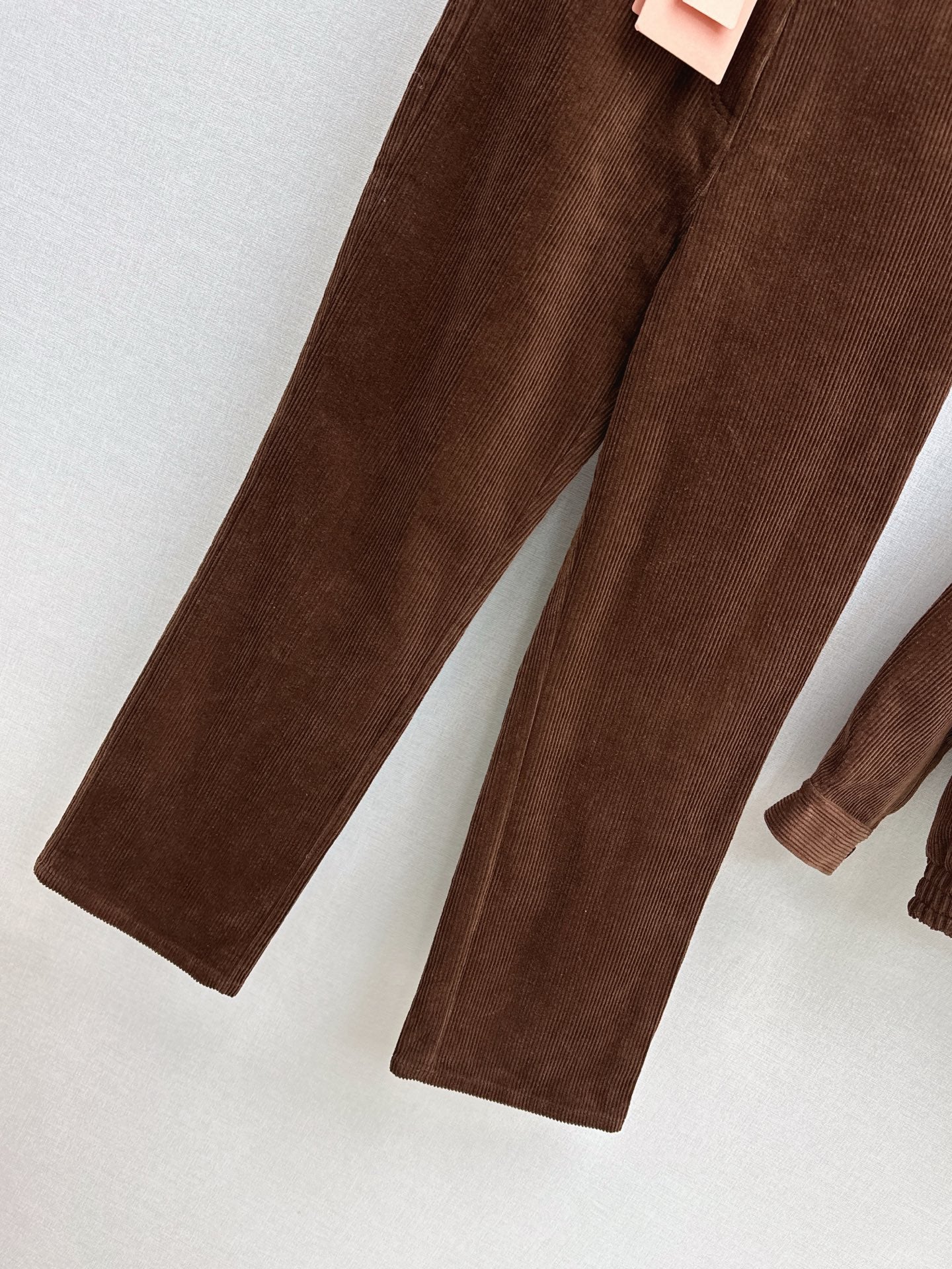 Miu NEW Corduroy straight leg pants