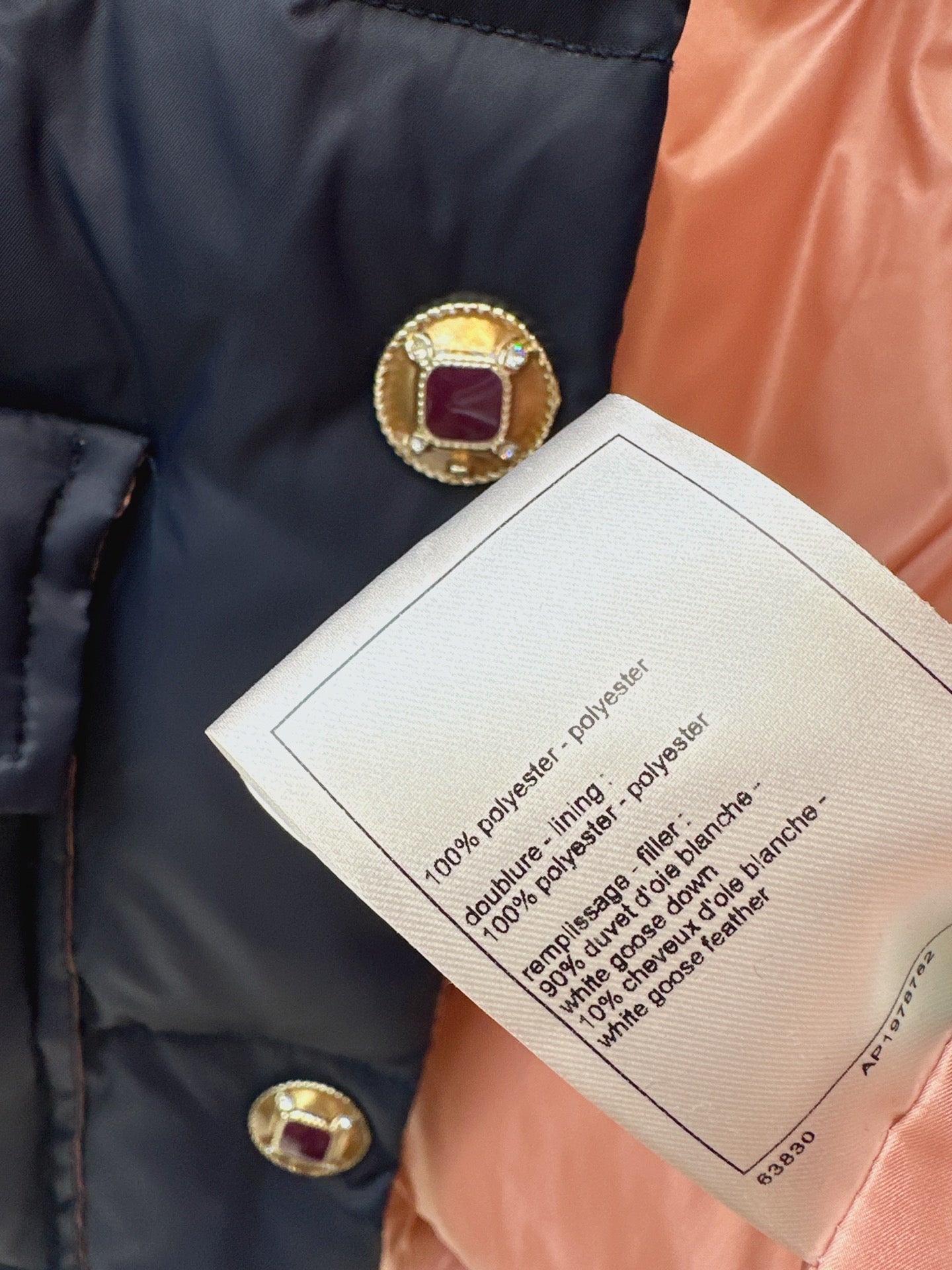 Chan NEW down jacket