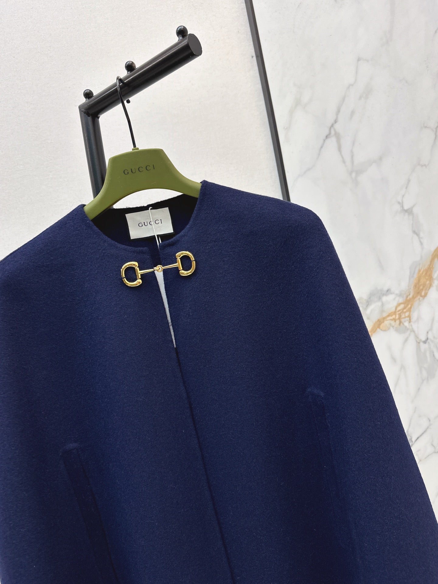 Guc NEW wool cape coat