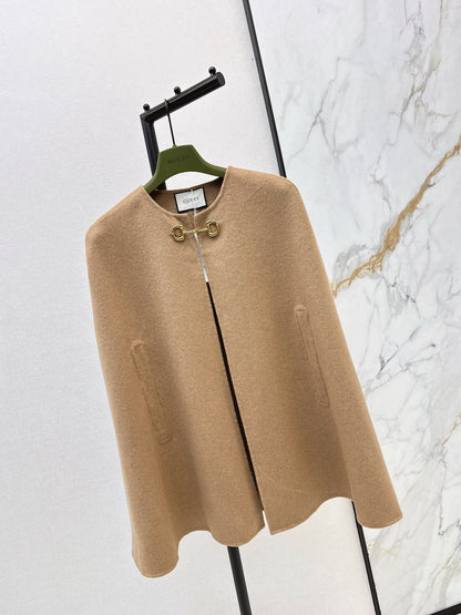 Guc NEW wool cape coat