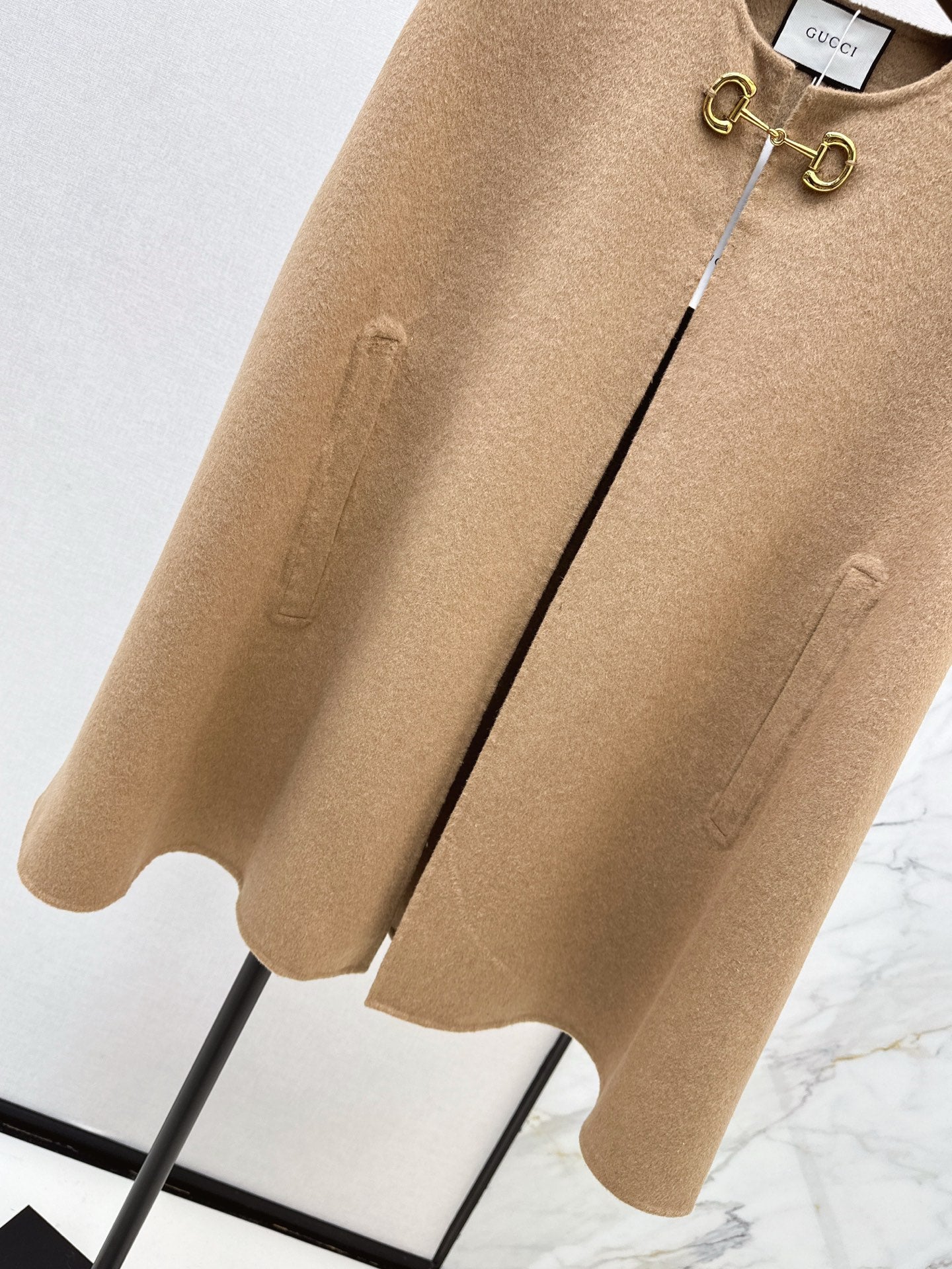 Guc NEW wool cape coat