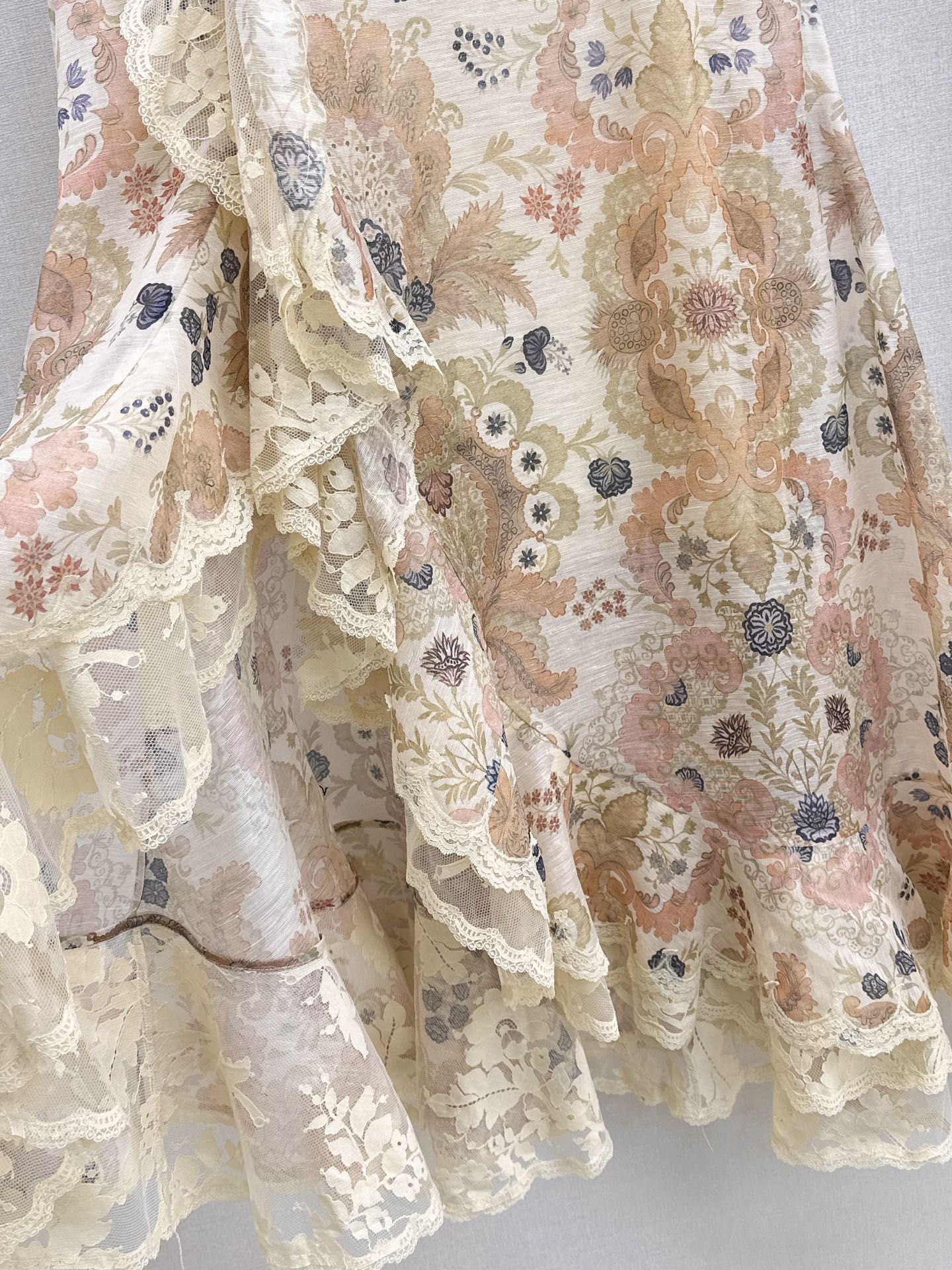 Zimm NEW Silk linen skirt