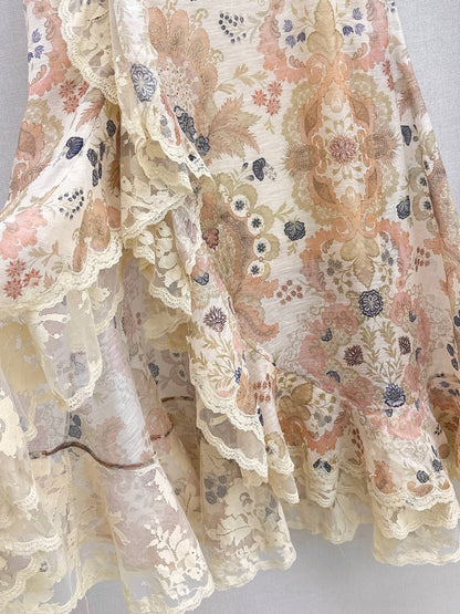 Zimm NEW Silk linen skirt