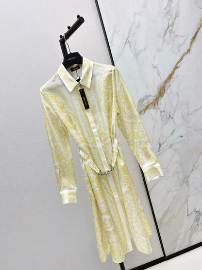 Ver NEW Printed silk dress