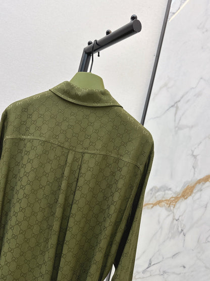 Guc NEW Jacquard belted dress