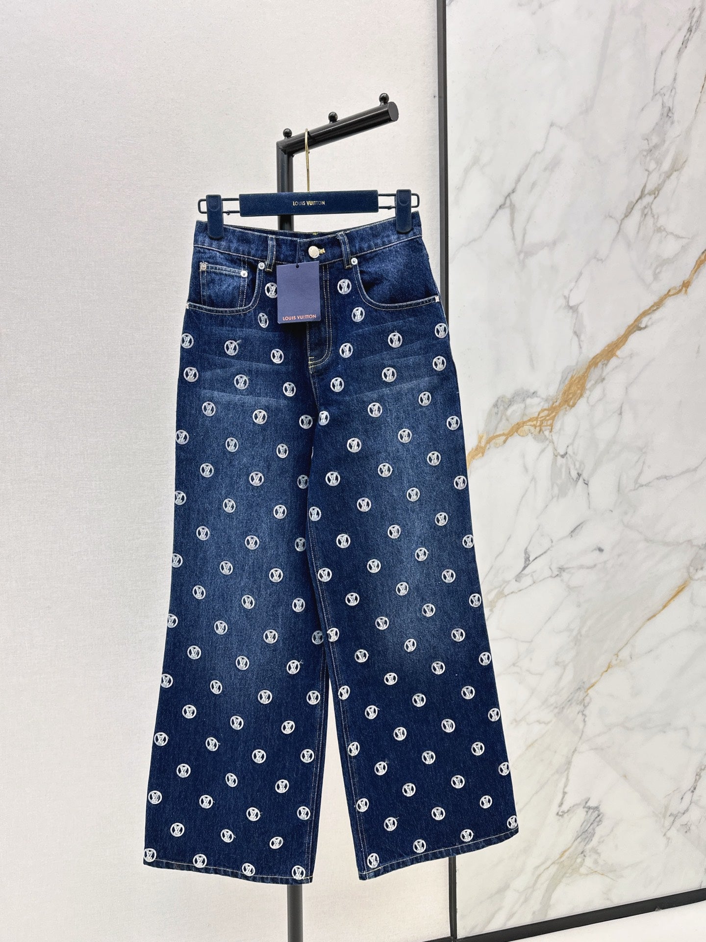 Louis NEW Gold Coin Sequin Jeans