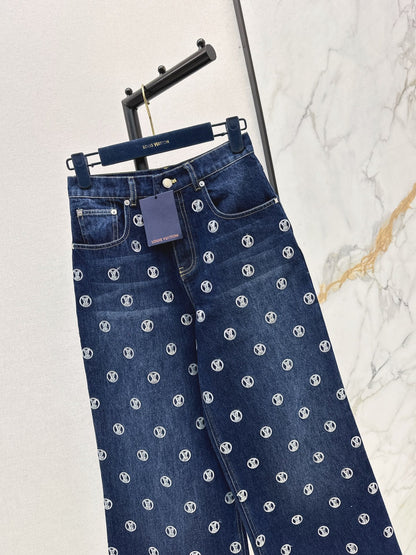 Louis NEW Gold Coin Sequin Jeans