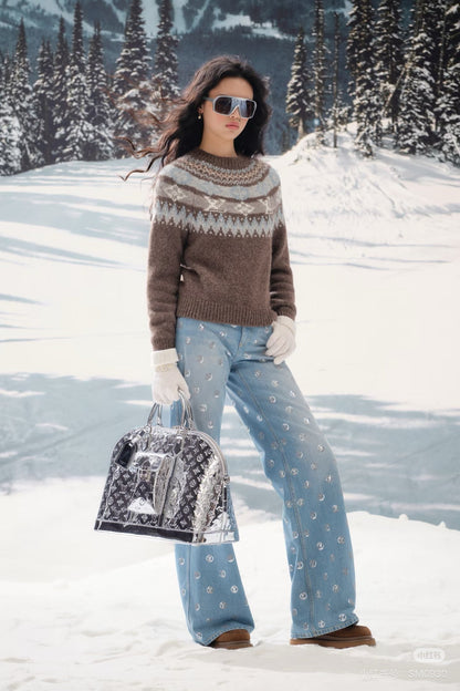 Louis NEW Gold Coin Sequin Jeans