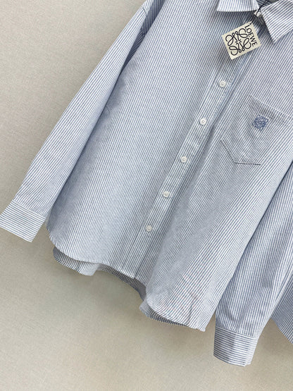 Loe NEW Striped vest  shirt set