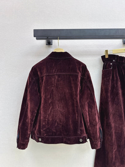 Miu NEW velvet jacket