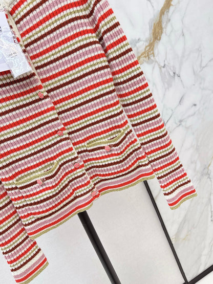 Chan NEW striped knit cardigan