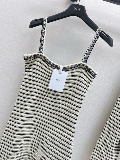 CD NEW striped cardigan