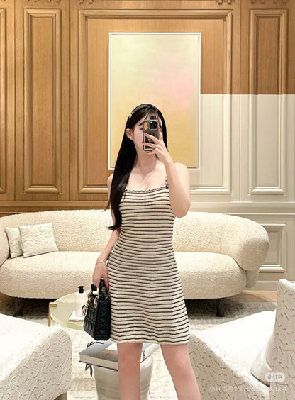 CD NEW striped cardigan