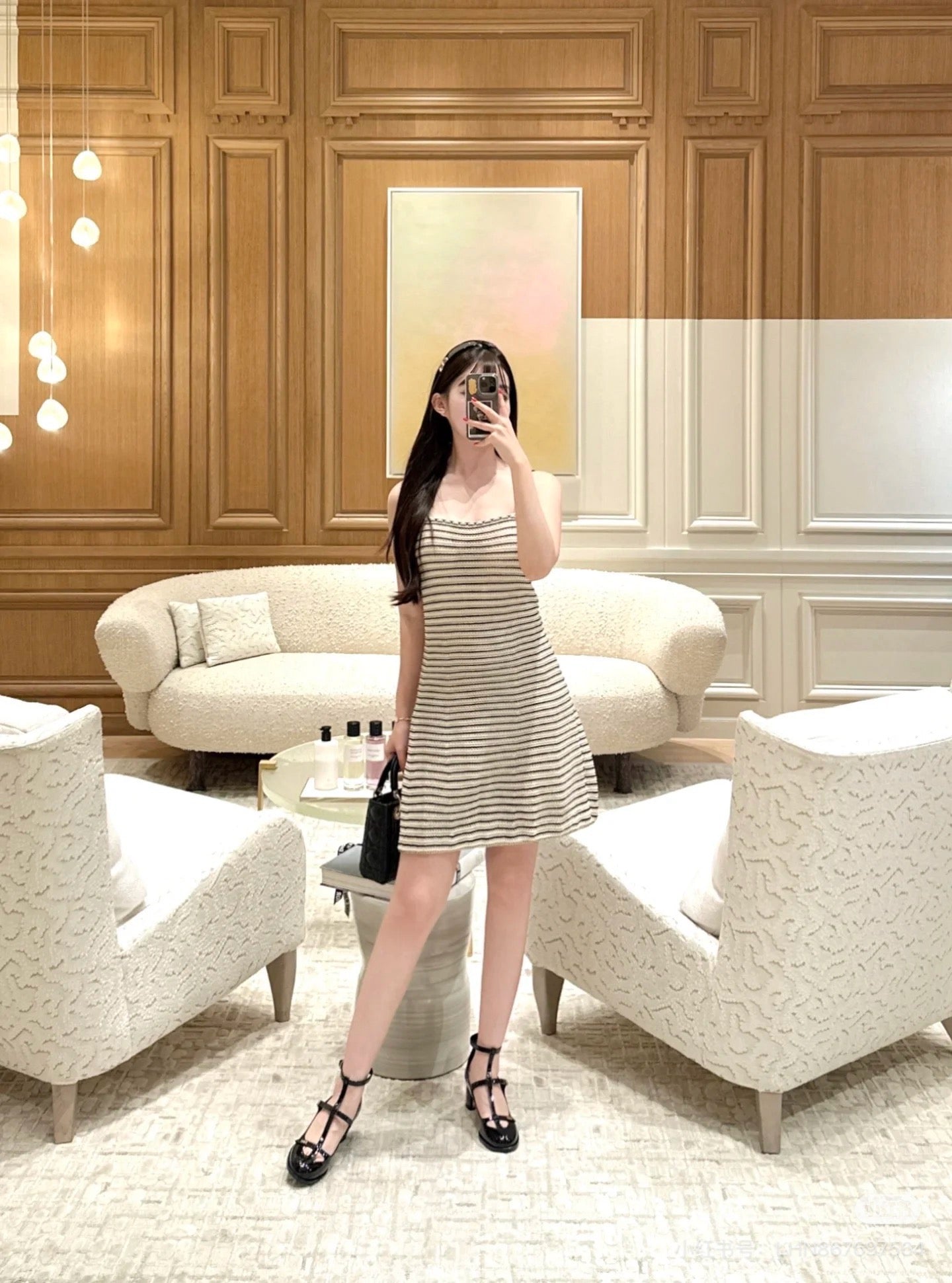 CD NEW striped cardigan