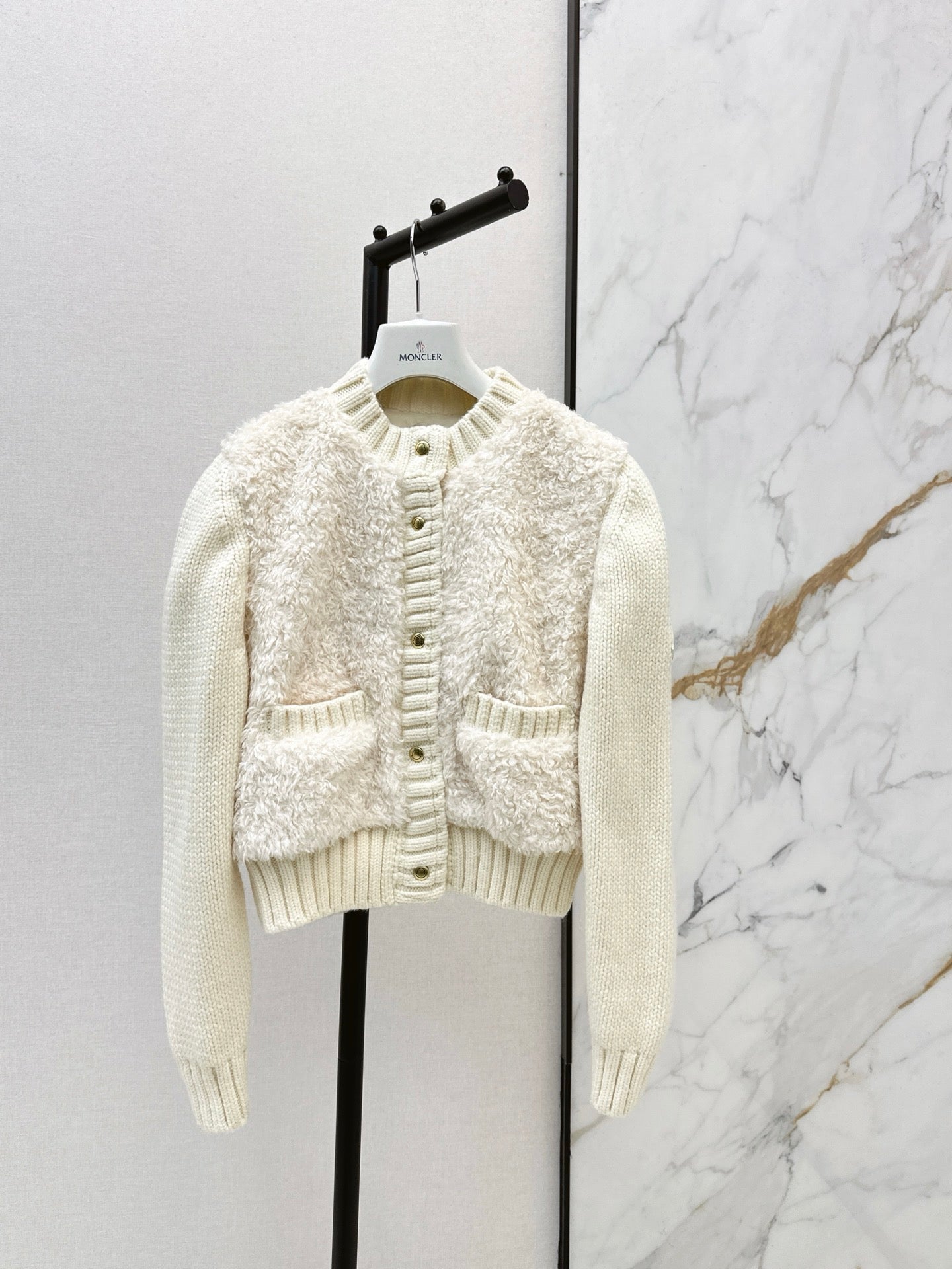 Monc NEW Knitted down jacket