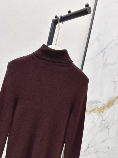 Brun NEW Wool turtleneck base layer