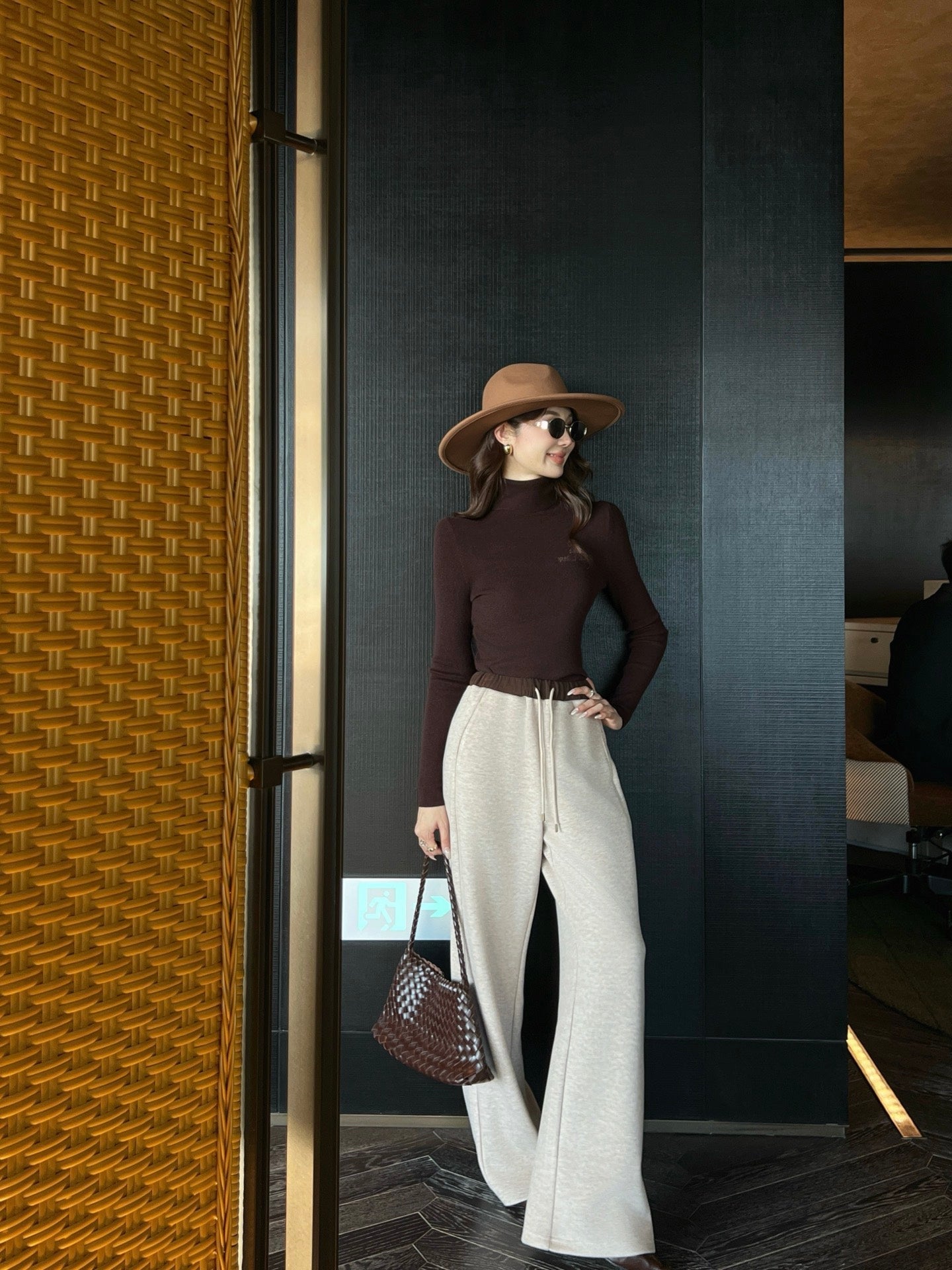 Brun NEW Wool turtleneck base layer