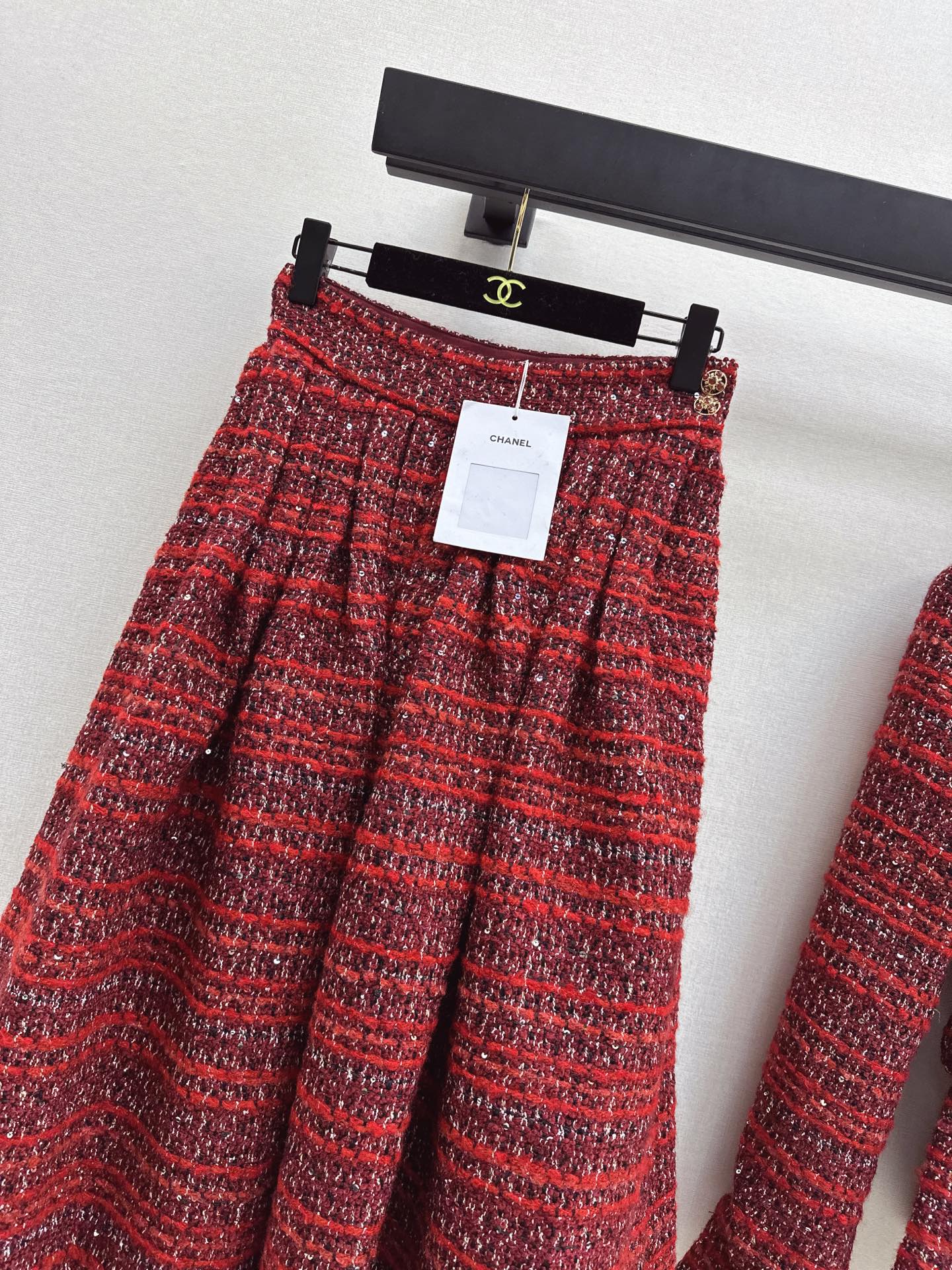Chan NEW woven skirt
