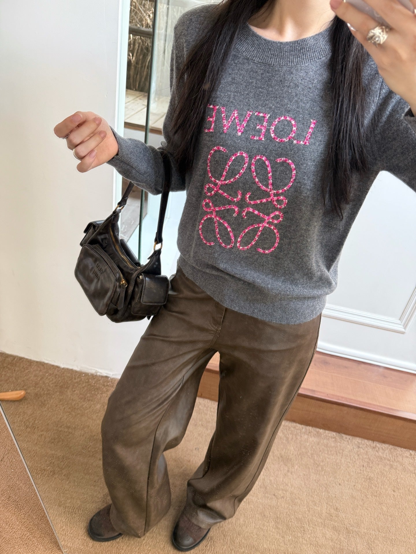 Loe NEW Embroidered sweater