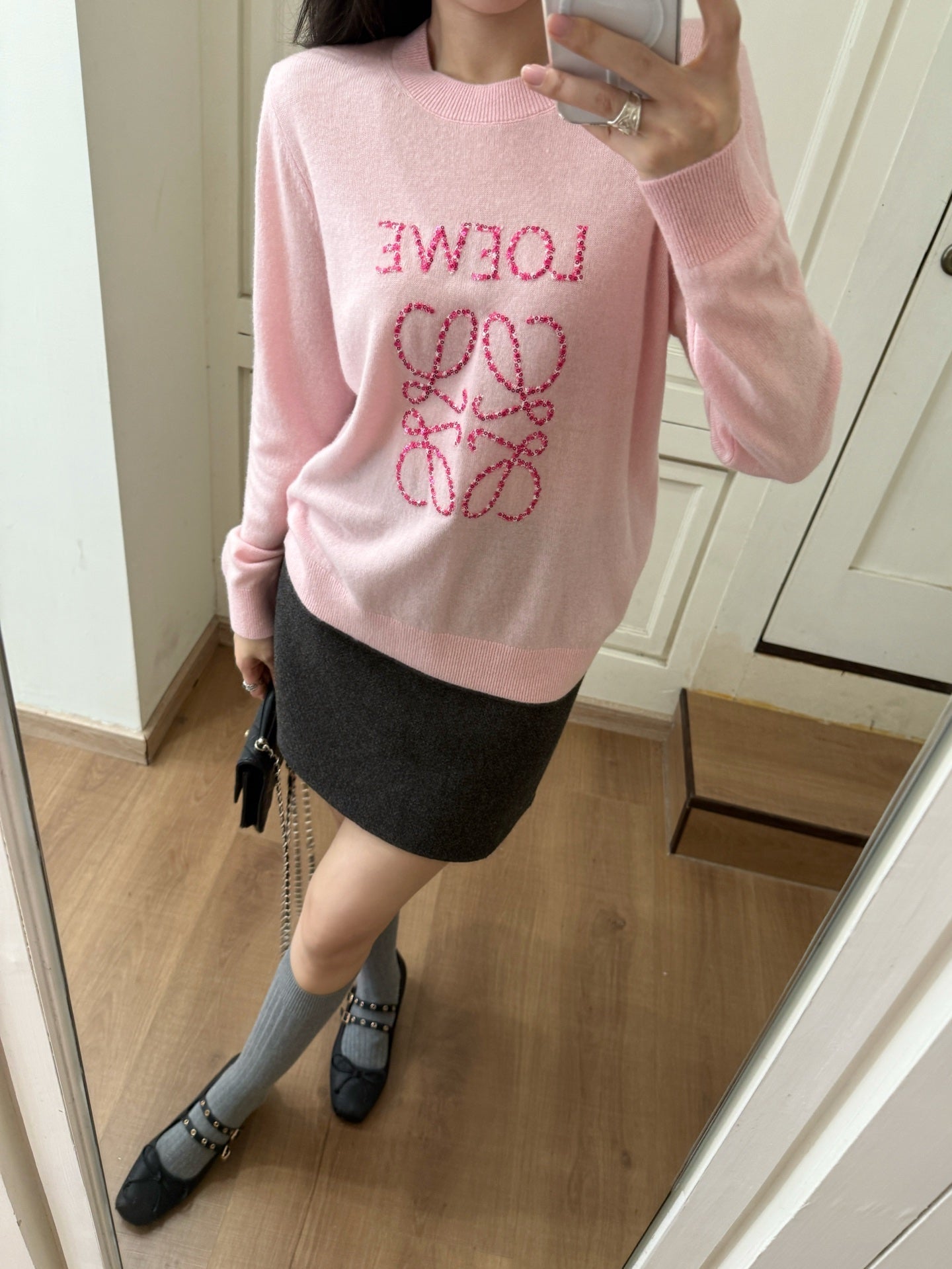 Loe NEW Embroidered sweater