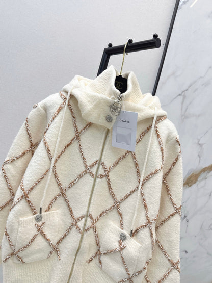 Chan NEW Hooded wool jacket