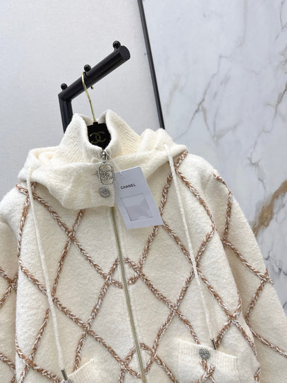 Chan NEW Hooded wool jacket