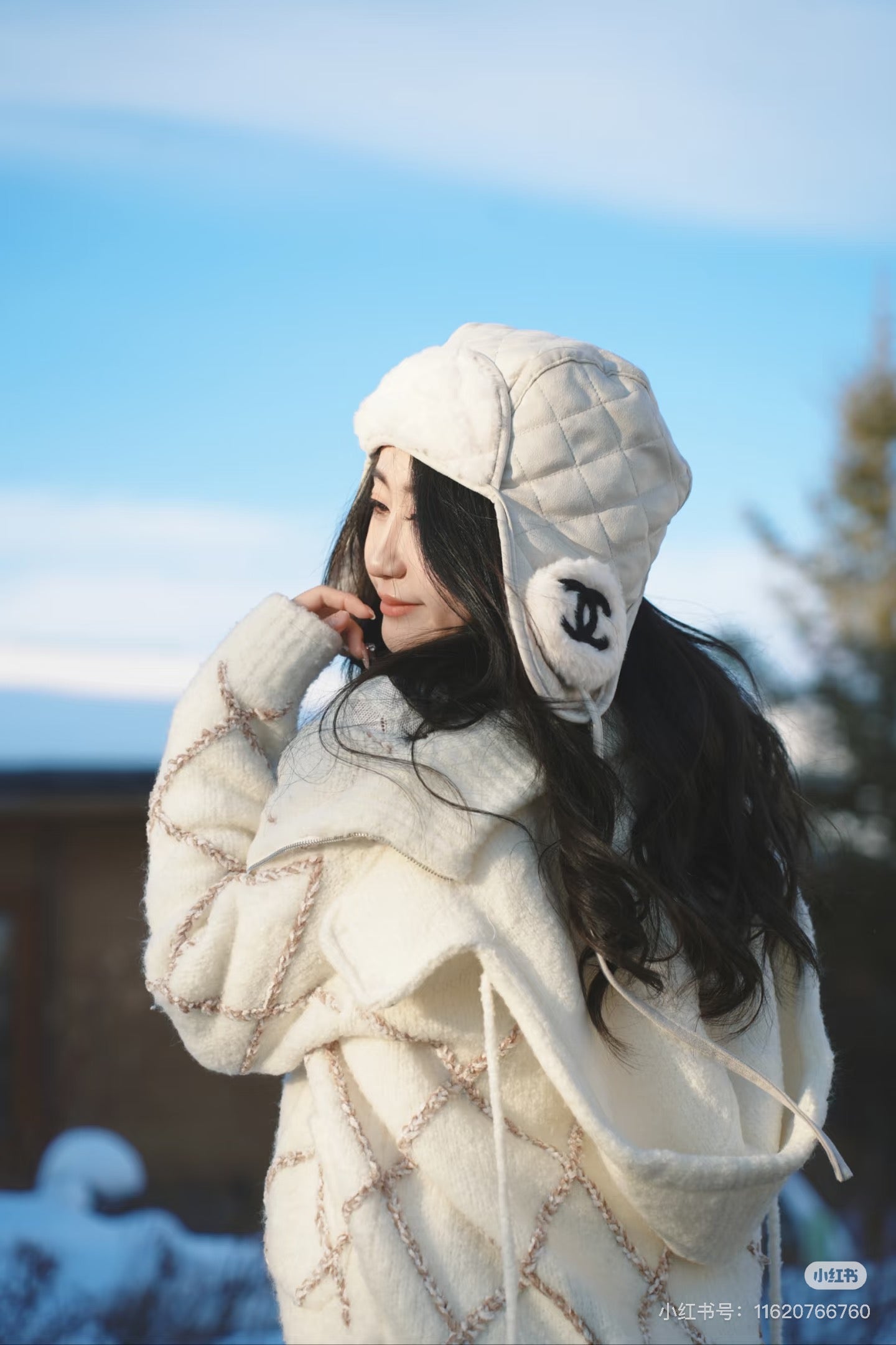 Chan NEW Hooded wool jacket