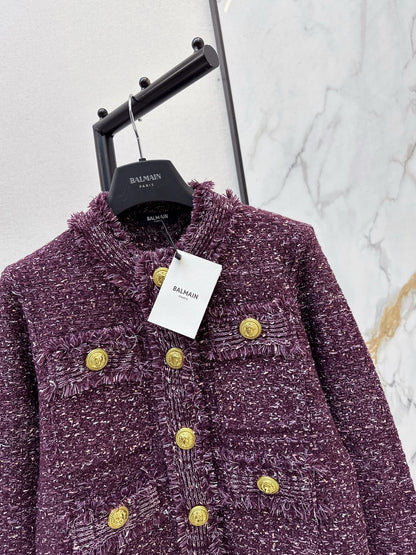 Bal NEW woven knitted jacket